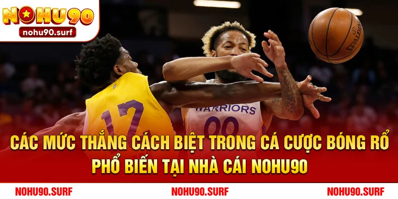 Các mức thắng cách biệt trong cá cược bóng rổ phổ biến tại nhà cái Nohu90