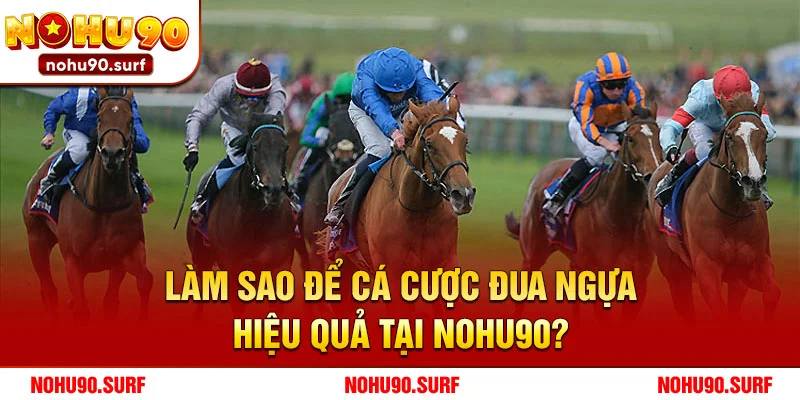 Làm sao để cá cược đua ngựa hiệu quả tại Nohu90?
