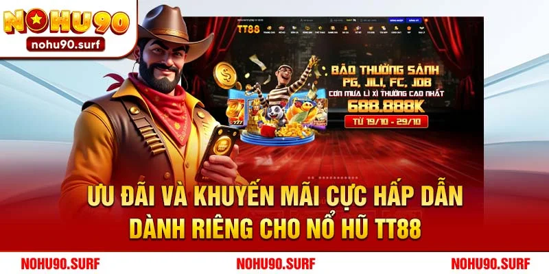 Ưu đãi và khuyến mãi cực hấp dẫn dành riêng cho Nổ Hũ TT88